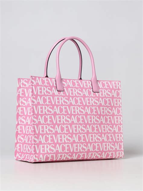 baby pink versace tote|Pink Versace Tote bags for Women .